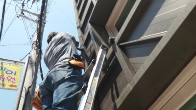 광주 남구 빌라 cctv 카메라 화면이 안나온다는 연락을 받았습니다.
